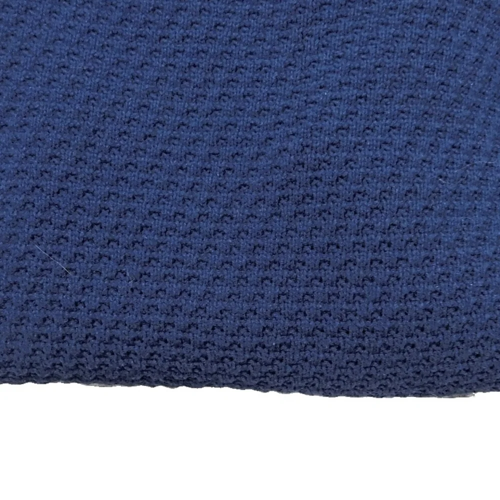 LANDS END PLUS SZ 1X NAVY COTTON LNG SLV TOP - Picture 6 of 6